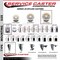 Service Caster 5'' Nylon Wheel Swivel Top Plate Caster Set with 2 Posi Brakes 2 Rigid, 4PK SCC-20S514-NYS-PLB-2-R-2 - alternate 2